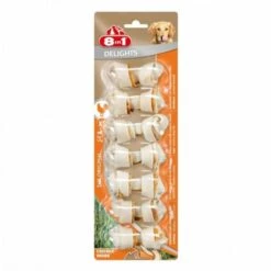 8IN1 Os à Mâcher Au Poulet 8 In 1 Delight Taille XS - 7 Pièces
