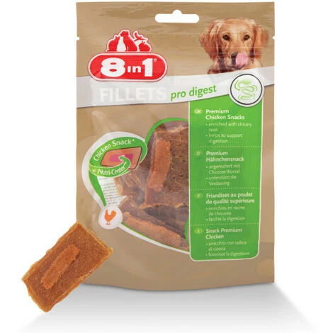 8IN1 Friandises Pour Chien Spéciales Digestion Pro Digest Saveur Poulet 8 In 1 Filets 80 G 3 8IN1 Friandises Pour Chien Spéciales Digestion Pro Digest Saveur Poulet 8 In 1 Filets 80 G