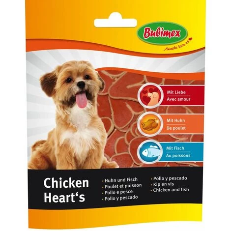 BUBIMEX Chicken Heart'S X5 - 100g 3 BUBIMEX Chicken Heart'S X5 - 100g
