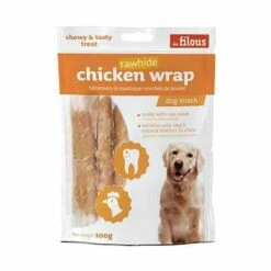 CHADOG Peau De Poulet Roulee 100g -Alimentation pour chien Soldes 9773876 3